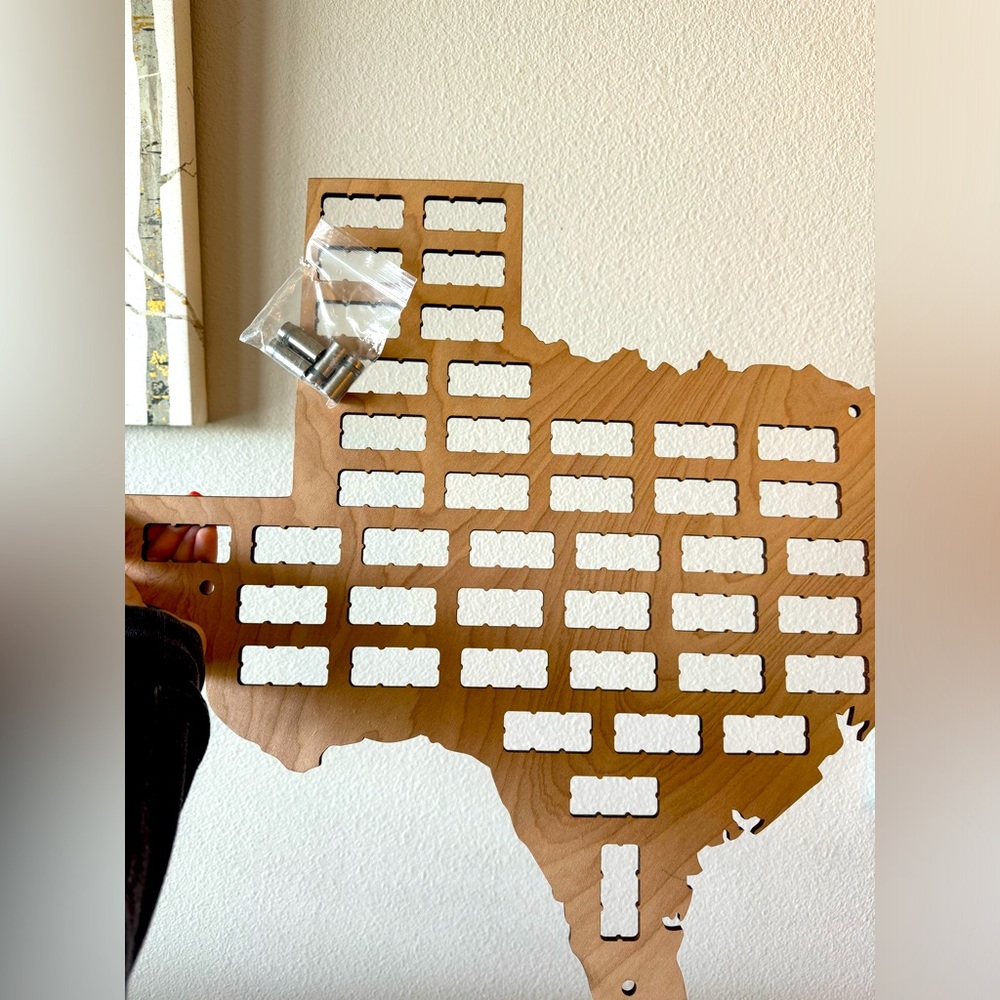 Texas Wine Cork Art